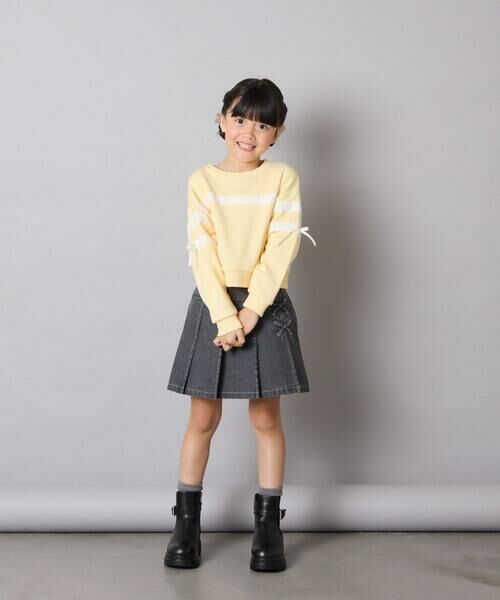 a.v.v / アー・ヴェ・ヴェ カットソー | [120-160]【おうちで洗える】レーステープカラートレーナー | 詳細22