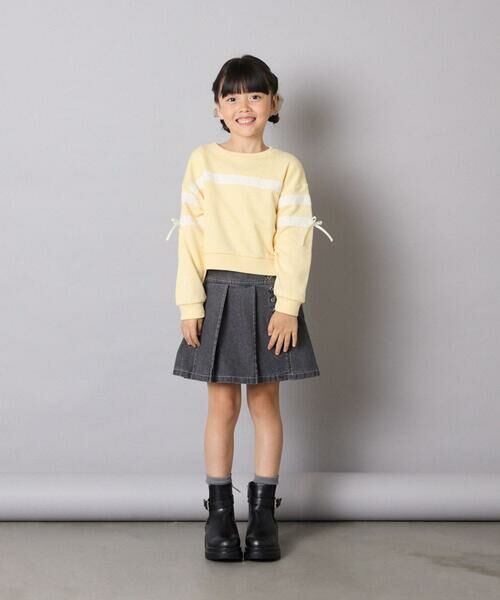 a.v.v / アー・ヴェ・ヴェ カットソー | [120-160]【おうちで洗える】レーステープカラートレーナー | 詳細23