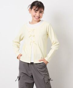 a.v.v / アー・ヴェ・ヴェ カットソー | [140-160]レイヤード風テレコカットソー