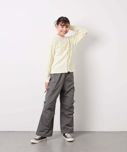 a.v.v / アー・ヴェ・ヴェ カットソー | [140-160]レイヤード風テレコカットソー | 詳細6