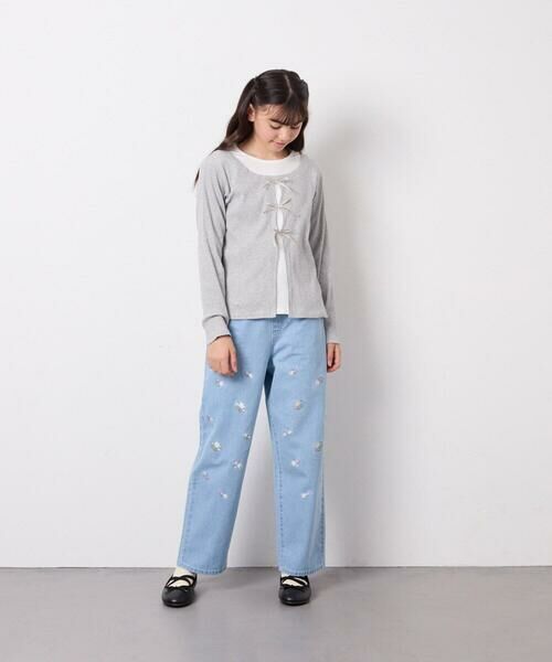 a.v.v / アー・ヴェ・ヴェ カットソー | [140-160]レイヤード風テレコカットソー | 詳細14