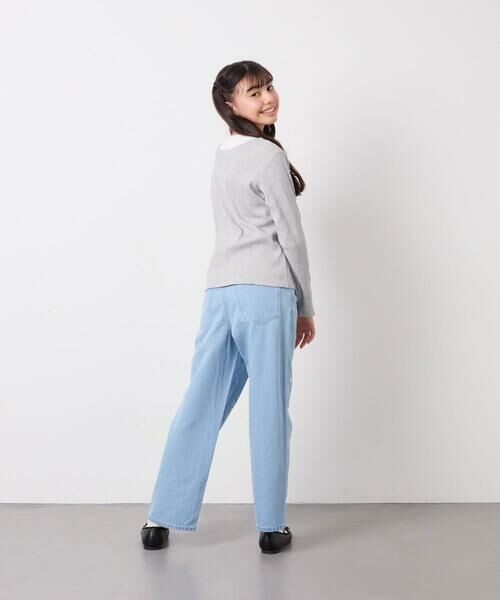 a.v.v / アー・ヴェ・ヴェ カットソー | [140-160]レイヤード風テレコカットソー | 詳細18