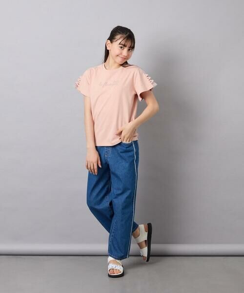 a.v.v / アー・ヴェ・ヴェ カットソー | [120-160]レースアップスリーブTシャツ | 詳細6