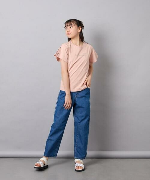 a.v.v / アー・ヴェ・ヴェ カットソー | [120-160]レースアップスリーブTシャツ | 詳細7