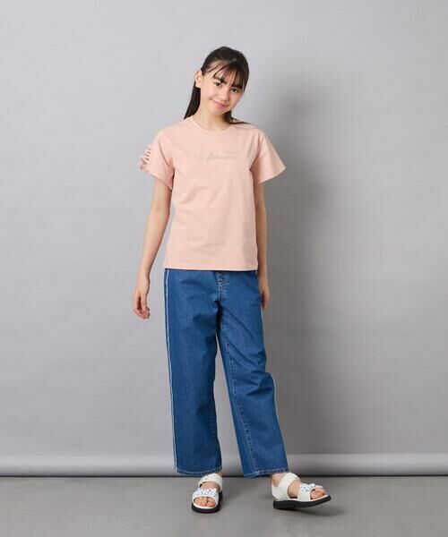 a.v.v / アー・ヴェ・ヴェ カットソー | [120-160]レースアップスリーブTシャツ | 詳細9