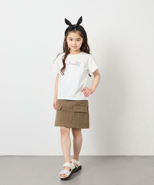 a.v.v / アー・ヴェ・ヴェ カットソー | [120-160]レースアップスリーブTシャツ | 詳細24