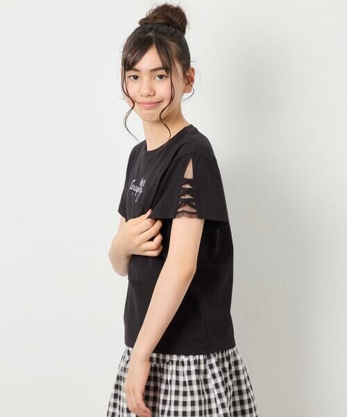 a.v.v / アー・ヴェ・ヴェ カットソー | [120-160]レースアップスリーブTシャツ | 詳細30