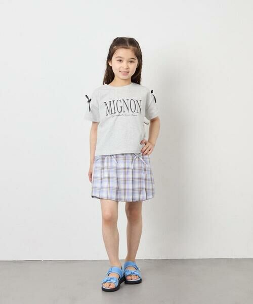 a.v.v / アー・ヴェ・ヴェ カットソー | [120-160]【WEB限定】リボンロゴプリントTシャツ | 詳細16