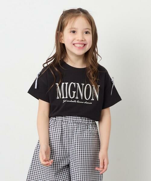 a.v.v / アー・ヴェ・ヴェ カットソー | [120-160]【WEB限定】リボンロゴプリントTシャツ | 詳細22