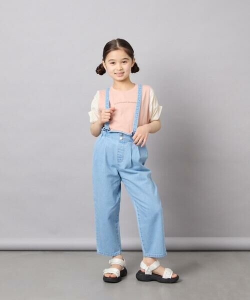 a.v.v / アー・ヴェ・ヴェ カットソー | [110-160]【WEB限定】シアーギンガムスリーブTシャツ | 詳細11