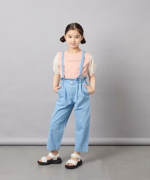 a.v.v / アー・ヴェ・ヴェ カットソー | [110-160]【WEB限定】シアーギンガムスリーブTシャツ | 詳細12