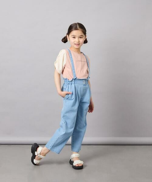 a.v.v / アー・ヴェ・ヴェ カットソー | [110-160]【WEB限定】シアーギンガムスリーブTシャツ | 詳細13