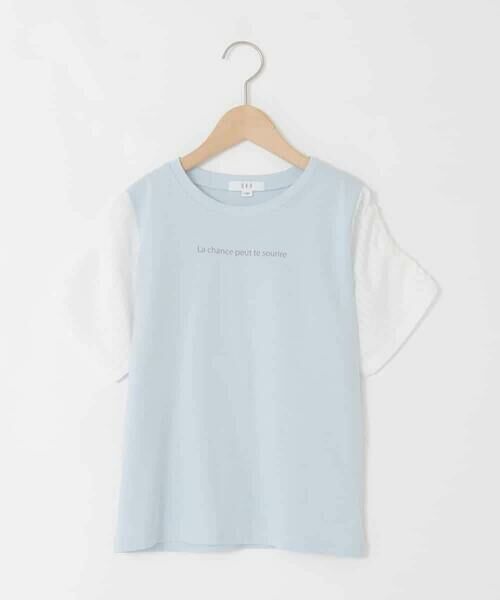 a.v.v / アー・ヴェ・ヴェ カットソー | [110-160]【WEB限定】シアーギンガムスリーブTシャツ | 詳細26