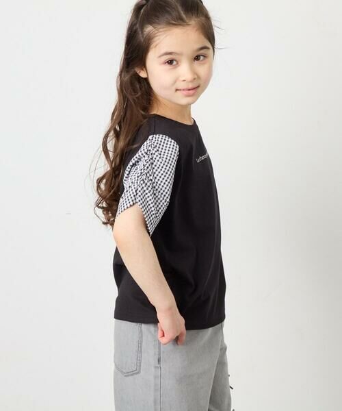 a.v.v / アー・ヴェ・ヴェ カットソー | [110-160]【WEB限定】シアーギンガムスリーブTシャツ | 詳細25