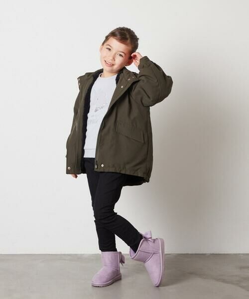 a.v.v / アー・ヴェ・ヴェ その他パンツ | [100-160]裏起毛ストレッチスキニーパンツ | 詳細13