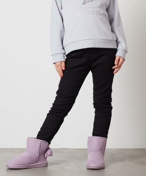 a.v.v / アー・ヴェ・ヴェ その他パンツ | [100-160]裏起毛ストレッチスキニーパンツ | 詳細3