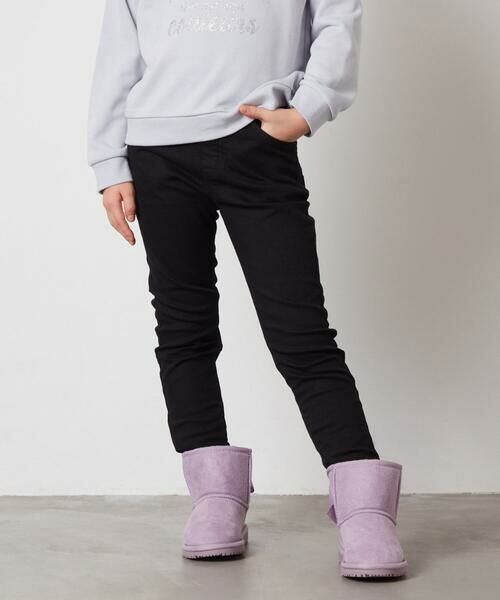 a.v.v / アー・ヴェ・ヴェ その他パンツ | [100-160]裏起毛ストレッチスキニーパンツ | 詳細4
