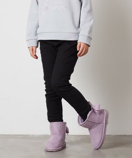 a.v.v / アー・ヴェ・ヴェ その他パンツ | [100-160]裏起毛ストレッチスキニーパンツ | 詳細6