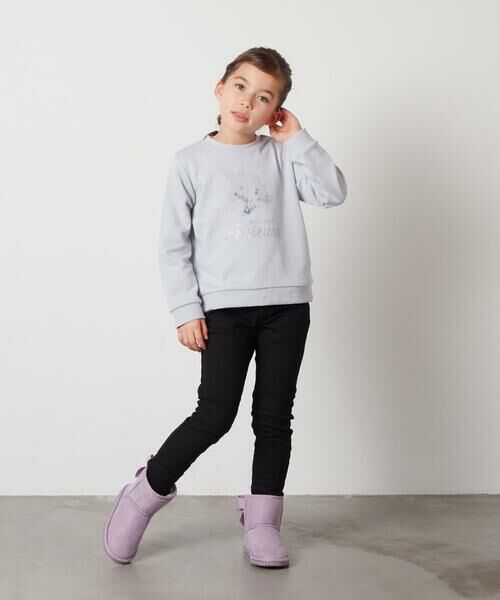 a.v.v / アー・ヴェ・ヴェ その他パンツ | [100-160]裏起毛ストレッチスキニーパンツ | 詳細8