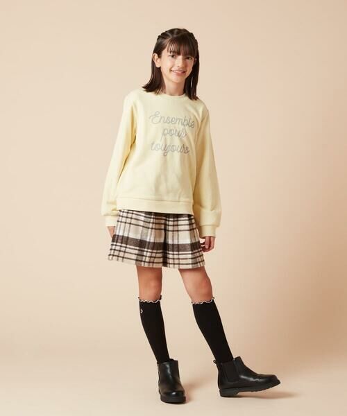 a.v.v / アー・ヴェ・ヴェ その他パンツ | [100-160]シャギーチェックショートパンツ | 詳細10