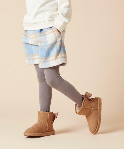 a.v.v / アー・ヴェ・ヴェ その他パンツ | [100-160]シャギーチェックショートパンツ | 詳細21