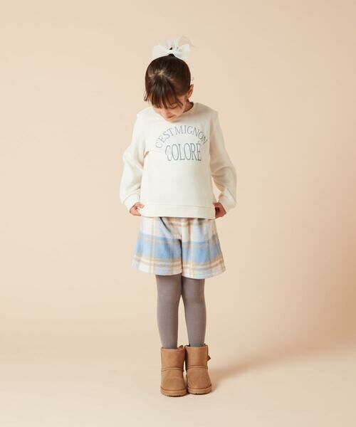 a.v.v / アー・ヴェ・ヴェ その他パンツ | [100-160]シャギーチェックショートパンツ | 詳細22