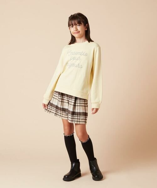 a.v.v / アー・ヴェ・ヴェ その他パンツ | [100-160]シャギーチェックショートパンツ | 詳細6