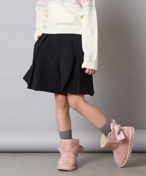 a.v.v / アー・ヴェ・ヴェ その他パンツ | [120-160]ふくれジャガードキュロット | 詳細9