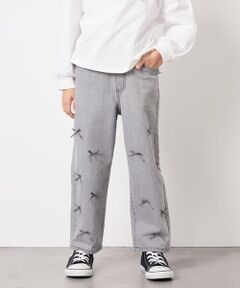 a.v.v / アー・ヴェ・ヴェ チノ・ワークパンツ | [120-160]【選べるデザイン】デザインワイドストレートデニム