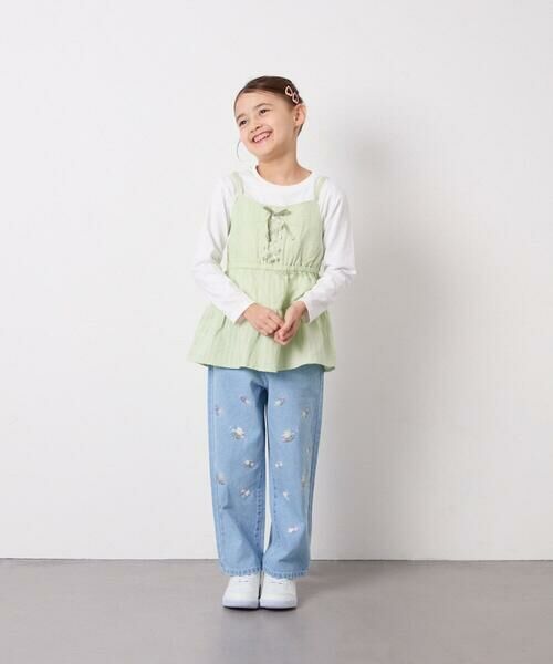 a.v.v / アー・ヴェ・ヴェ チノ・ワークパンツ | [120-160]【選べるデザイン】デザインワイドストレートデニム | 詳細10