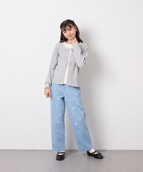 a.v.v / アー・ヴェ・ヴェ チノ・ワークパンツ | [120-160]【選べるデザイン】デザインワイドストレートデニム | 詳細13