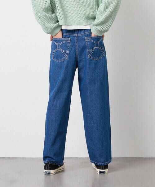 a.v.v / アー・ヴェ・ヴェ チノ・ワークパンツ | [120-160]【選べるデザイン】デザインワイドストレートデニム | 詳細16