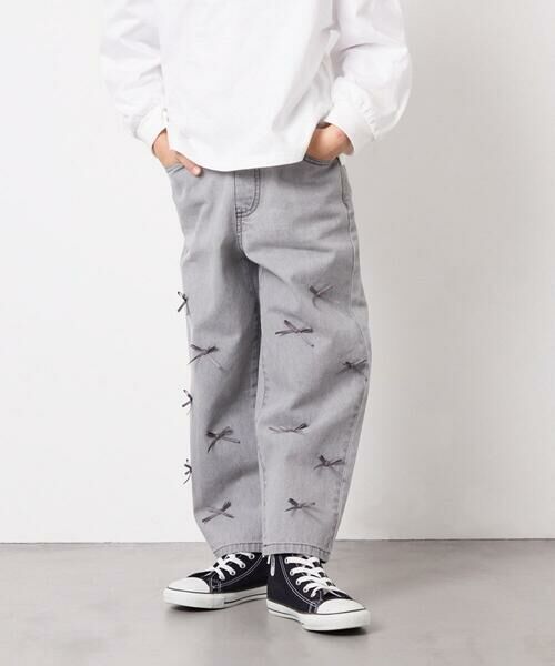 a.v.v / アー・ヴェ・ヴェ チノ・ワークパンツ | [120-160]【選べるデザイン】デザインワイドストレートデニム | 詳細26