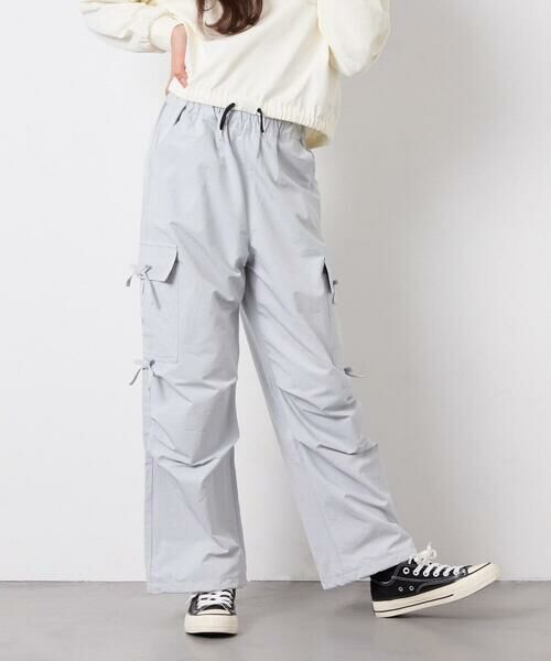 a.v.v / アー・ヴェ・ヴェ その他パンツ | [120-160]サイドリボンカーゴパンツ | 詳細1