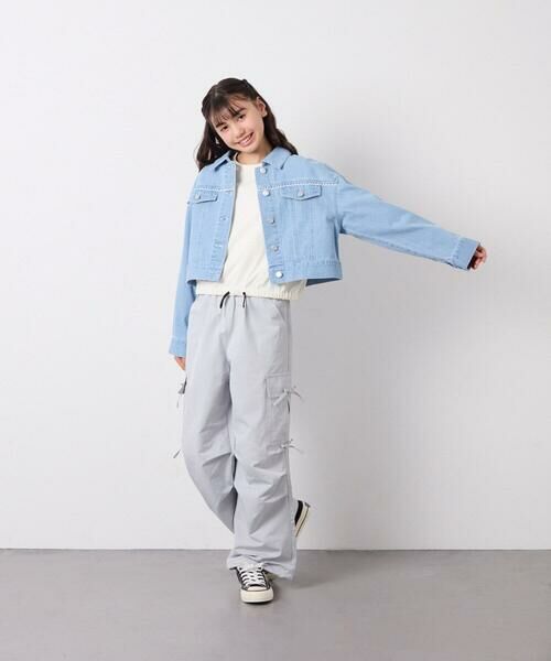 a.v.v / アー・ヴェ・ヴェ その他パンツ | [120-160]サイドリボンカーゴパンツ | 詳細12
