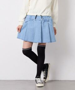 a.v.v / アー・ヴェ・ヴェ ショート・ハーフ・半端丈パンツ | [120-160]ギャザープリーツスカパン