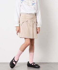 a.v.v / アー・ヴェ・ヴェ ショート・ハーフ・半端丈パンツ | [120-160]ギャザープリーツスカパン