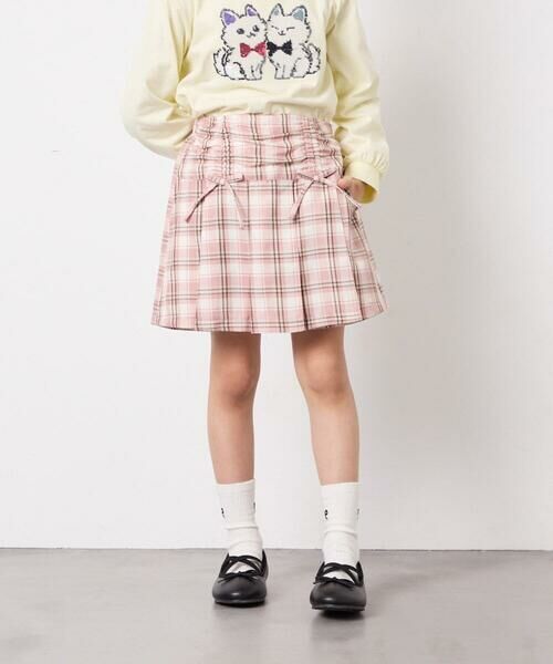 a.v.v / アー・ヴェ・ヴェ ショート・ハーフ・半端丈パンツ | [120-160]ギャザープリーツスカパン | 詳細1