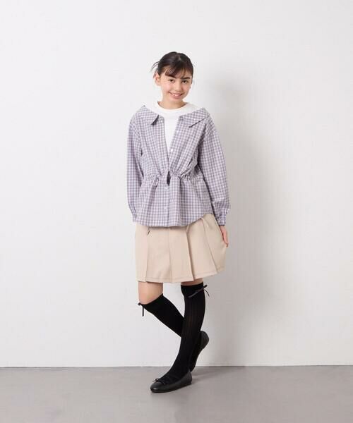 a.v.v / アー・ヴェ・ヴェ ショート・ハーフ・半端丈パンツ | [120-160]ギャザープリーツスカパン | 詳細29