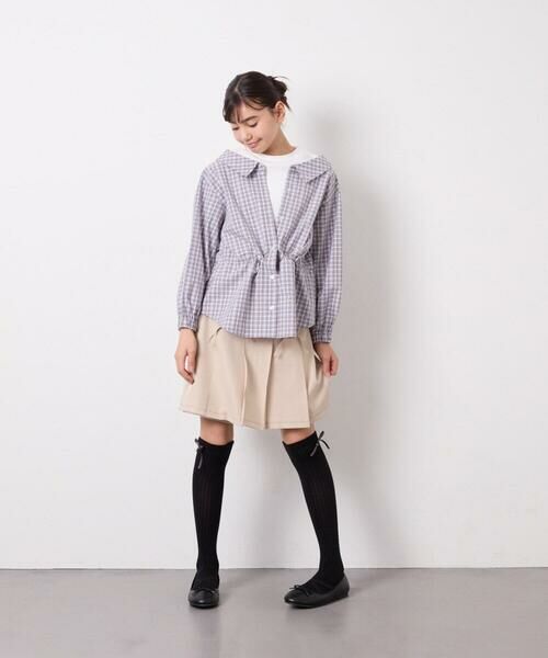 a.v.v / アー・ヴェ・ヴェ ショート・ハーフ・半端丈パンツ | [120-160]ギャザープリーツスカパン | 詳細30