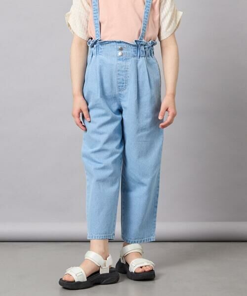 a.v.v / アー・ヴェ・ヴェ チノ・ワークパンツ | [120-160]サス付きテーパードパンツ | 詳細1