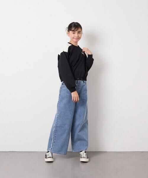 a.v.v / アー・ヴェ・ヴェ チノ・ワークパンツ | [120-160]フリンジケミカルワイドデニム | 詳細4