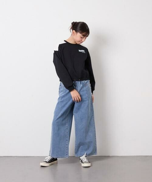 a.v.v / アー・ヴェ・ヴェ チノ・ワークパンツ | [120-160]フリンジケミカルワイドデニム | 詳細6