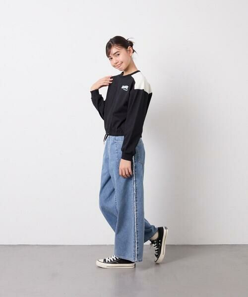 a.v.v / アー・ヴェ・ヴェ チノ・ワークパンツ | [120-160]フリンジケミカルワイドデニム | 詳細7