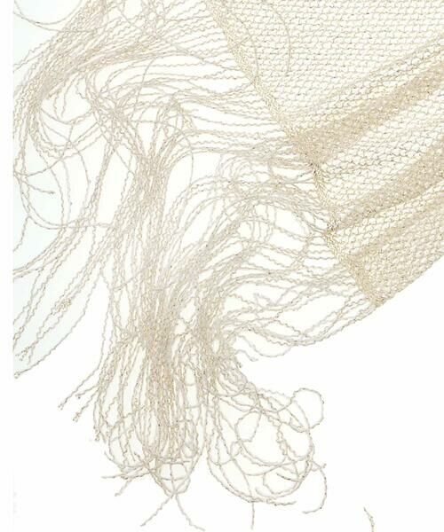 a.v.v / アー・ヴェ・ヴェ マフラー・ショール・スヌード・ストール | ラメラッセルパール調モチーフストール | 詳細1