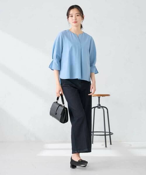 a.v.v / アー・ヴェ・ヴェ シャツ・ブラウス | ソフトサッカースキッパーブラウス | 詳細10