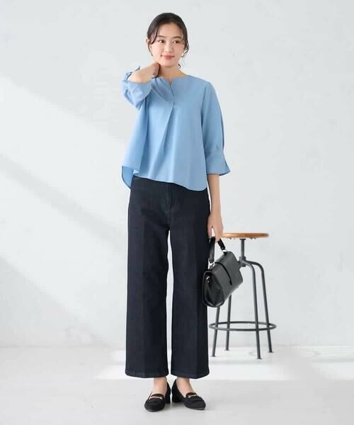 a.v.v / アー・ヴェ・ヴェ シャツ・ブラウス | ソフトサッカースキッパーブラウス | 詳細11