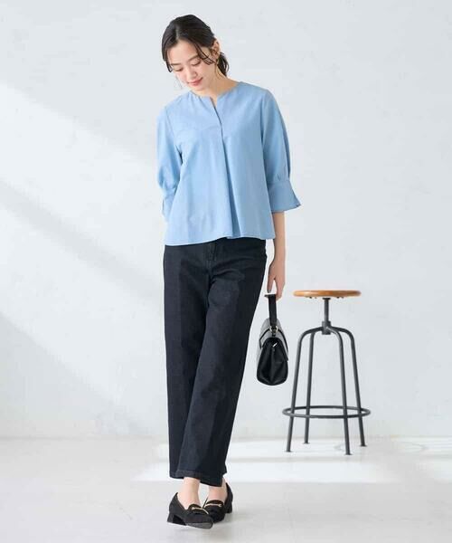 a.v.v / アー・ヴェ・ヴェ シャツ・ブラウス | ソフトサッカースキッパーブラウス | 詳細12