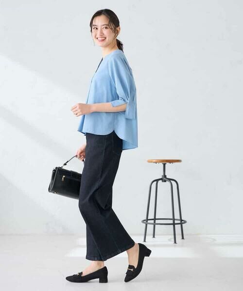 a.v.v / アー・ヴェ・ヴェ シャツ・ブラウス | ソフトサッカースキッパーブラウス | 詳細13