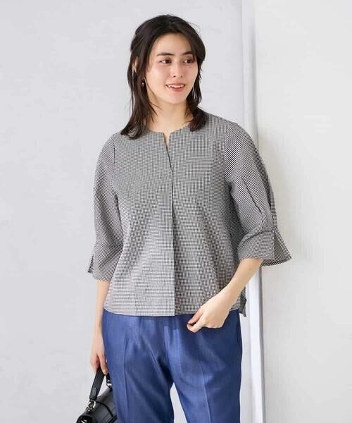 a.v.v / アー・ヴェ・ヴェ シャツ・ブラウス | ソフトサッカースキッパーブラウス | 詳細14